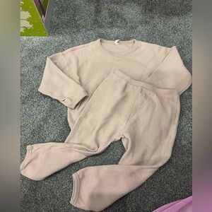 Quincy Mae waffle lounge set 4-5 year
